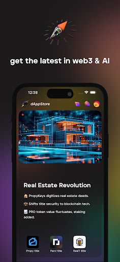 Android application dAppStore - explore web3 & AI screenshort