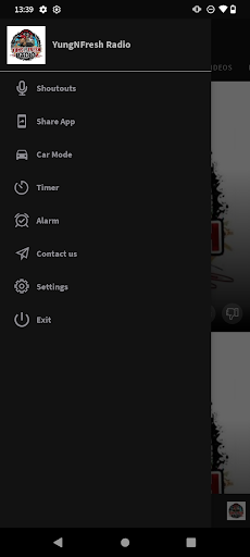 Android application YungNFresh Radio screenshort