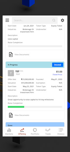 Android application State Stox NY Trading Market screenshort
