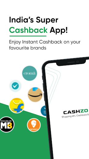 Android application Cashzo - Shopping Cashback App screenshort
