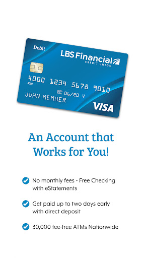 Android application LBS Financial Credit Union screenshort