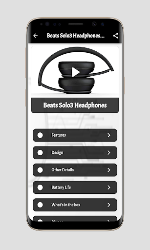 Android application Beats Solo3 Headphones Guide screenshort