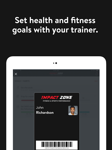 Screenshot of Impact Zone Fitness NJ
