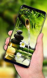 Waterfall Flower live Wallpaper 2018: 3D Aquarium