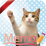 Cover Image of डाउनलोड Cat Sticky Memo Notepad  APK