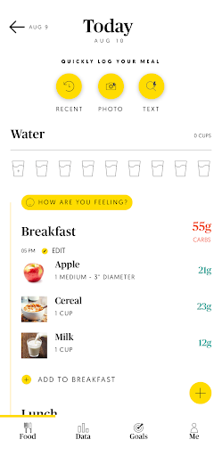 Android application RxFood screenshort