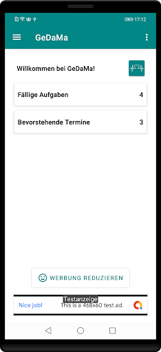 Android application GeDaMa screenshort