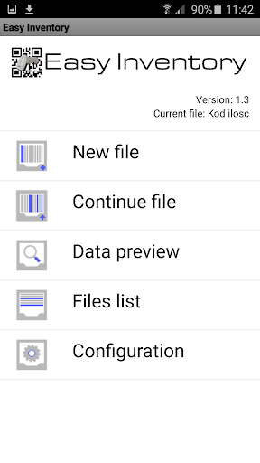 Android application Easy Inventory screenshort