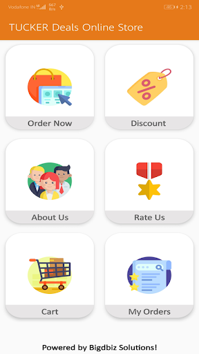TUCKER Deals Online Store Screenshot 2 - AppWisp.com