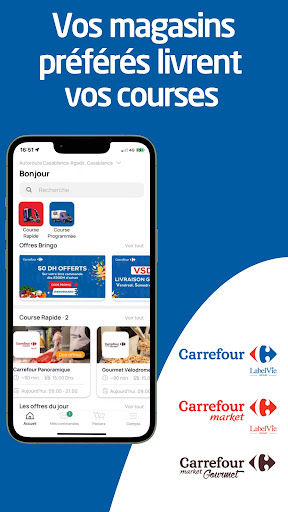 Android application Bringo by Carrefour Maroc screenshort