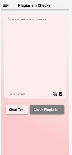 Android application Plagiarism Checker & Detector screenshort