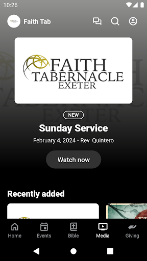 Faith Tabernacle Exeter Screen 3