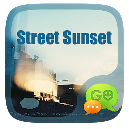「GO SMS STREET SUNSET THEME」圖示圖片
