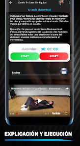 Screenshot 19 Ejercicios Cardio Casa Rutinas android