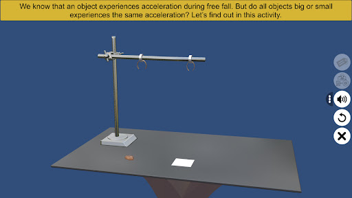 Android application Motion Under Gravity screenshort