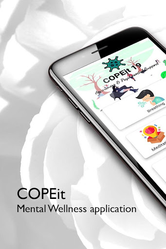 Android application COPEit - Mental and Psychosoci screenshort