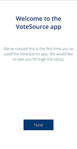Android application VoteSource Canvasser screenshort