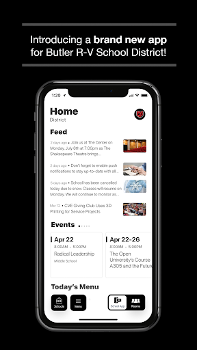 Android application Butler R-V School District screenshort