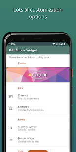 Simple Crypto Widget Screenshot