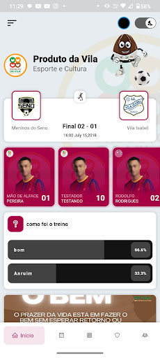 Android application Produto da Vila screenshort