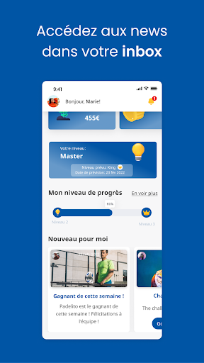 Aperçu de l'application