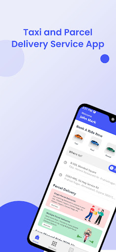 ProRideParcel User Screen 2