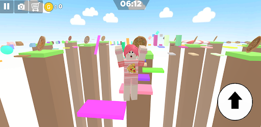 Parkour on Tower Pizza Obby Screenshot