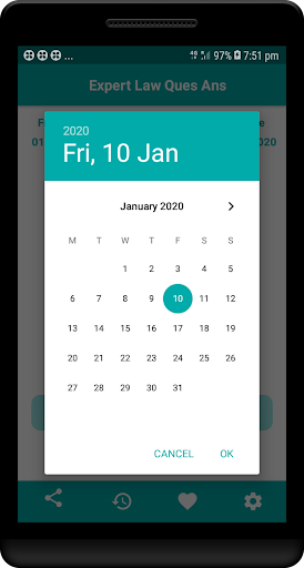 Android application Expert Law Question Answer screenshort