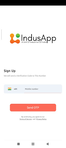 IndusApp Screen 2