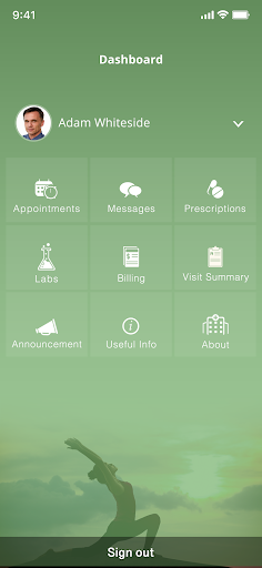 Android application Ivy Health screenshort