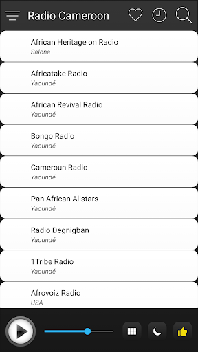Cameroon Radio FM AM Music Screen 3