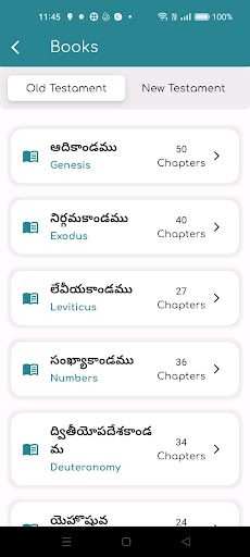 Telugu Bible Offline + Audio Screen 3