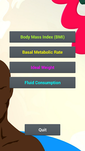 All about my body Calculator Screen 3