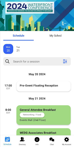 Android application Waterfront24 screenshort