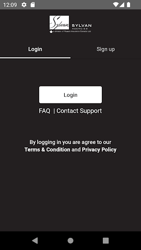 Android application mySylvanInsurance screenshort