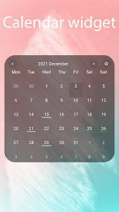 Mature Calendar Widget Unknown