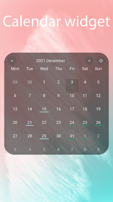 Mature Calendar Widgetのおすすめ画像1