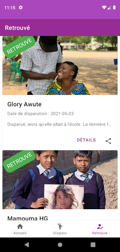 RetrouVite Screen 3