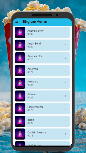 Android application Movie Music Sounds screenshort