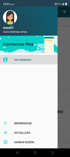 Contactos Plus Screen 2