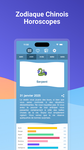 Aperçu de l'application
