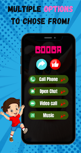 Booba Cartoon Call & Chat