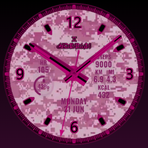 Pink Digital Camo Analog Auf Windows herunterladen