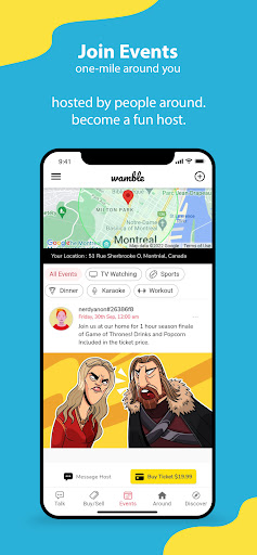 Wamble - one-mile around you Screen 3