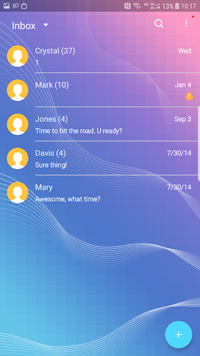 Screenshot of Droid style