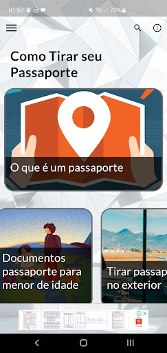 Android application Como Tirar seu Passaporte screenshort