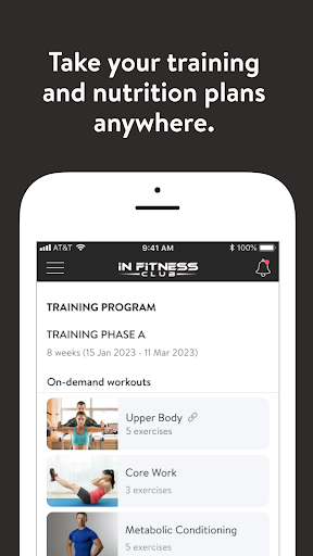 iNFit Online Screen 3