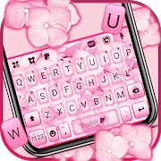 Pink Floral 2 Keyboard Background