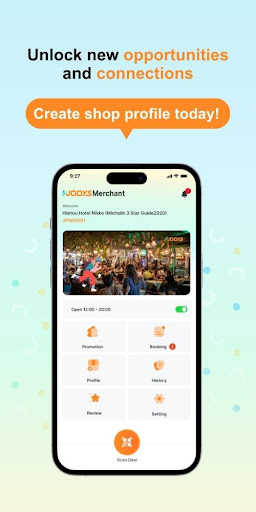 Android application JOOYS Merchant screenshort