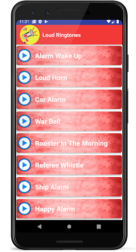 Android application Loud Ringtones screenshort